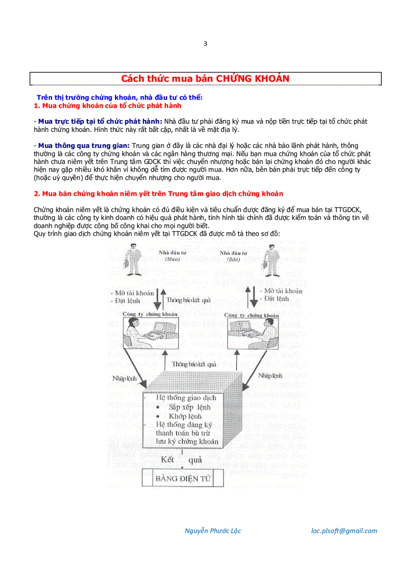 image for page Chứng khoán và các hình thức mua bán