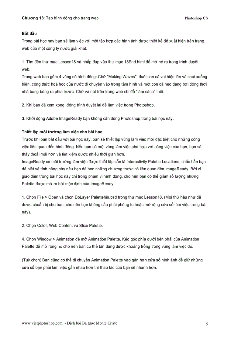 image for page Tạo hình động cho trang web