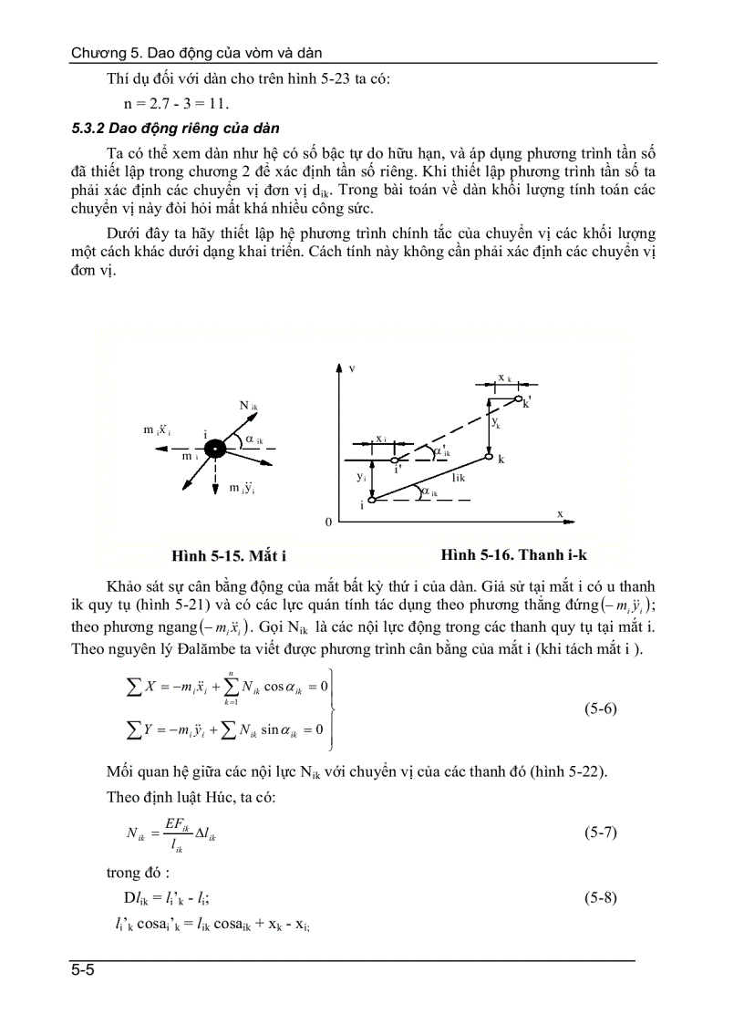 image for page Dao động của vòm và dàn