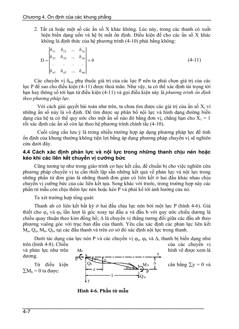 image for page Ổn định của các khung phẳng