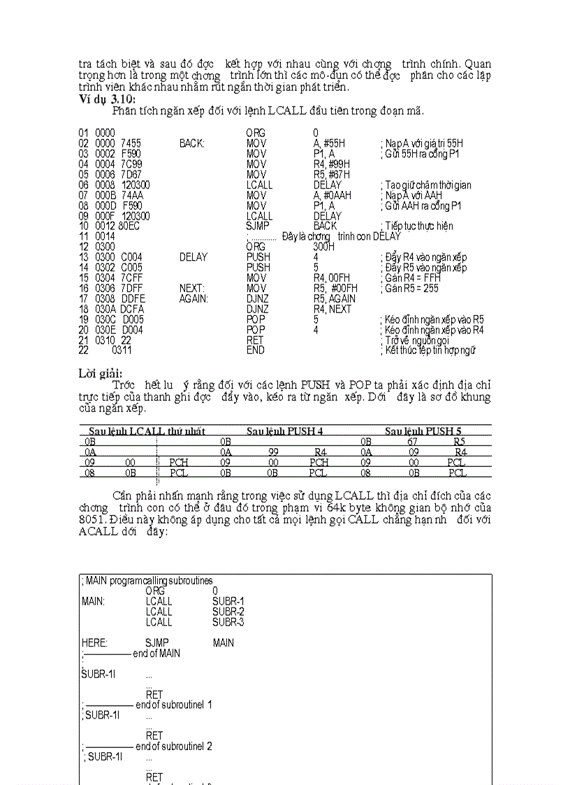 image for page Các lệnh nhảy vòng lặp và lệnh gọi