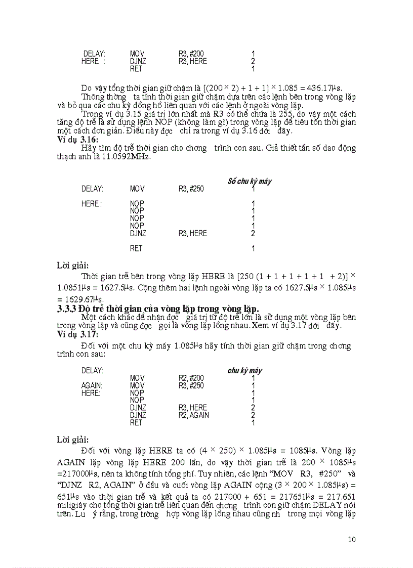 image for page Các lệnh nhảy vòng lặp và lệnh gọi