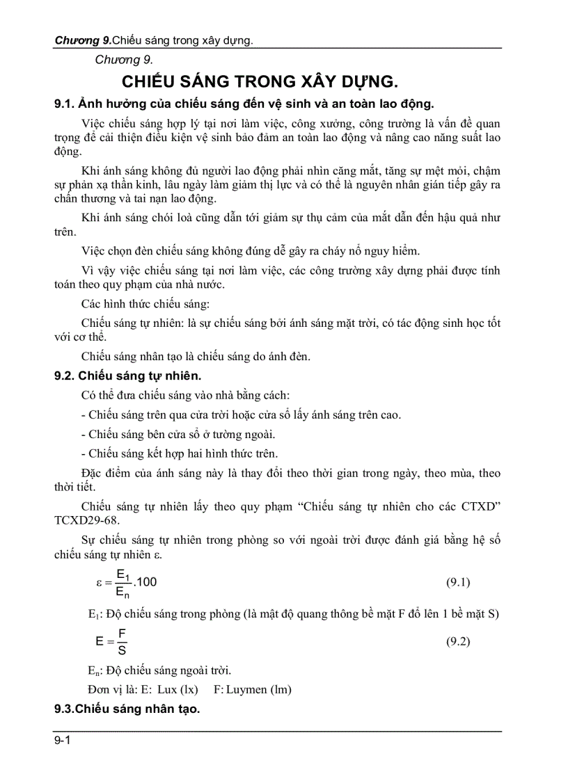 image for page Chiếu sáng trong xây dựng