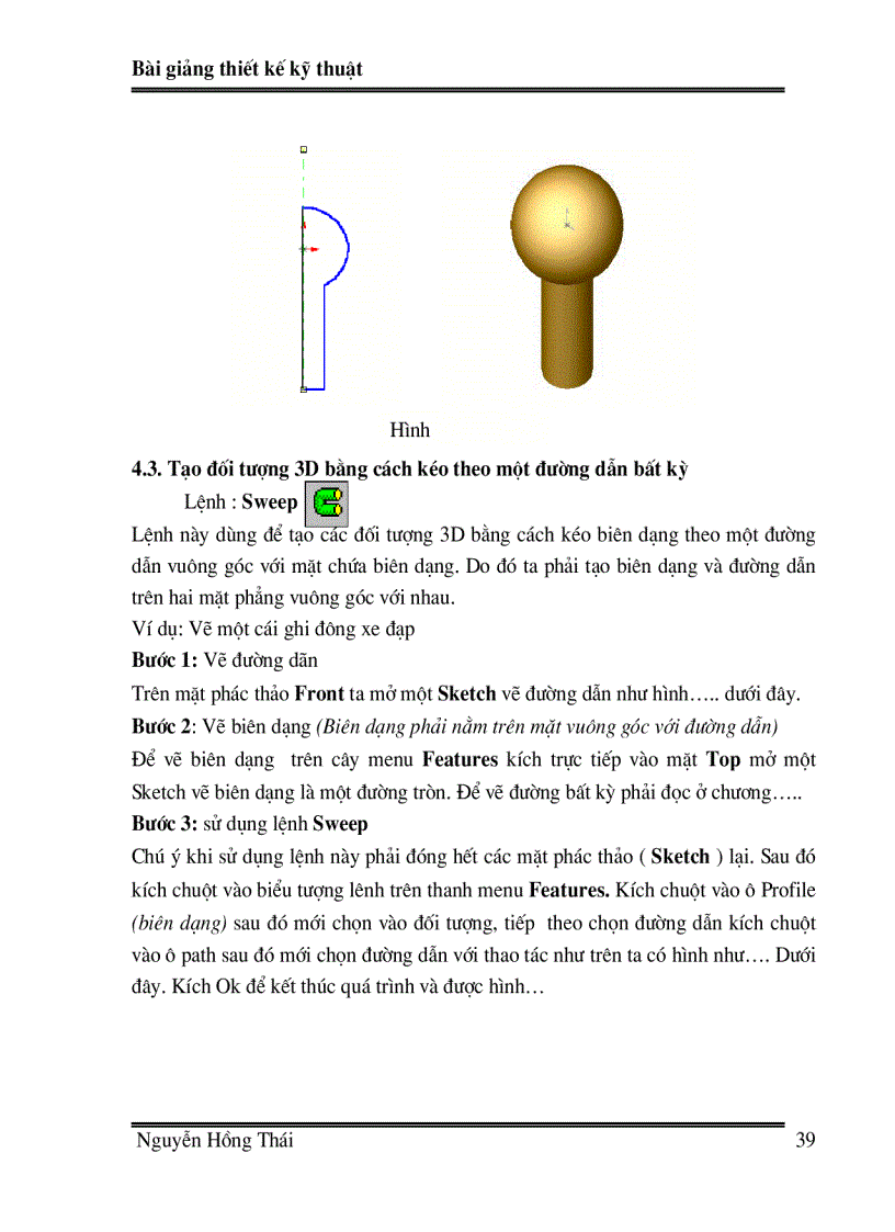 image for page Tạo các đối tượng 3D từ đối tượng 2D