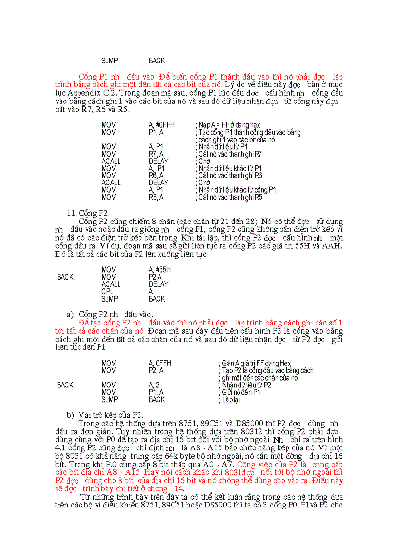 image for page Lập trình cho cổng vào ra I 0
