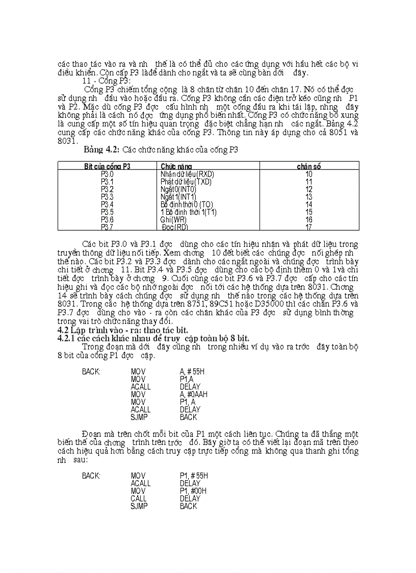 image for page Lập trình cho cổng vào ra I 0