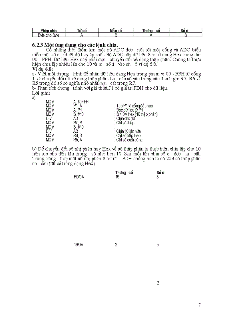 image for page Các lệnh số học và các chương trình