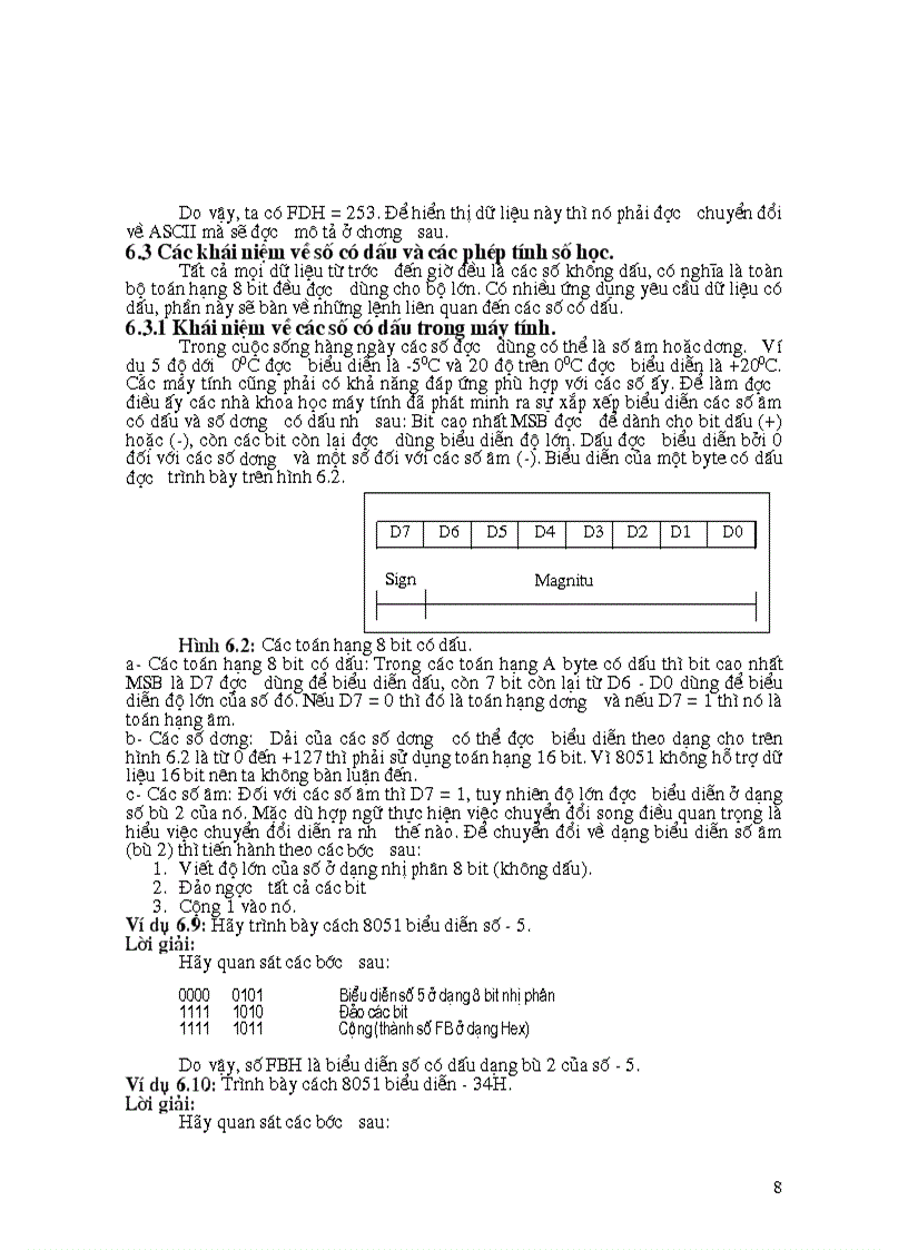 image for page Các lệnh số học và các chương trình