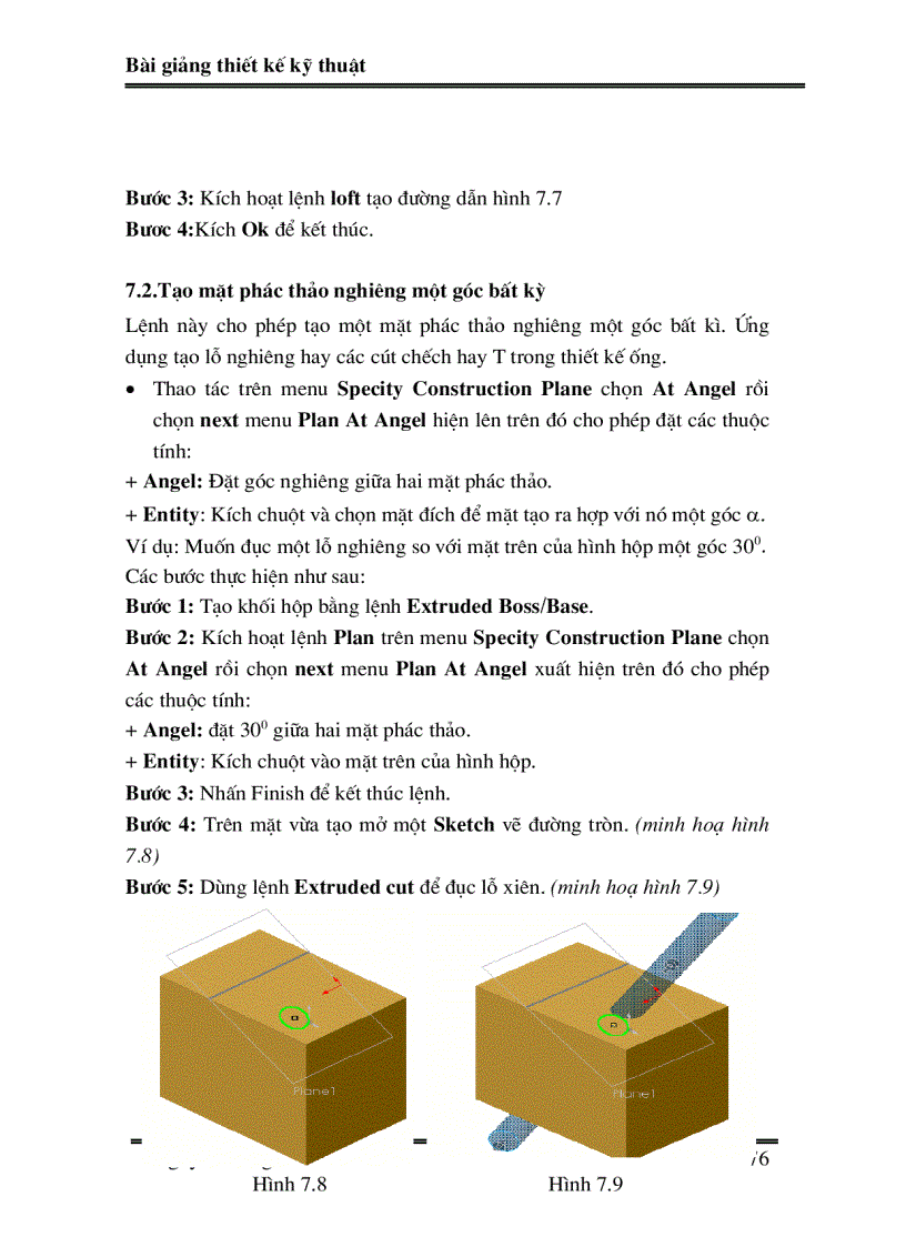 image for page Sử dụng công cụ Plane