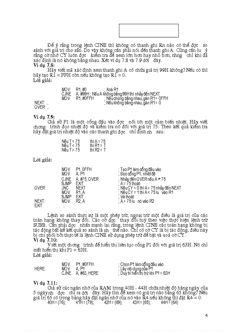 image for page Các lệnh lô gíc và các chương trình