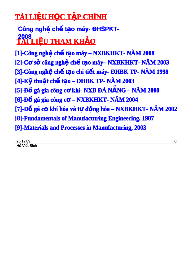 image for page Giáo trình công nghệ chế tạo máy Đại học sư phạm kỹ thuật TPHCM