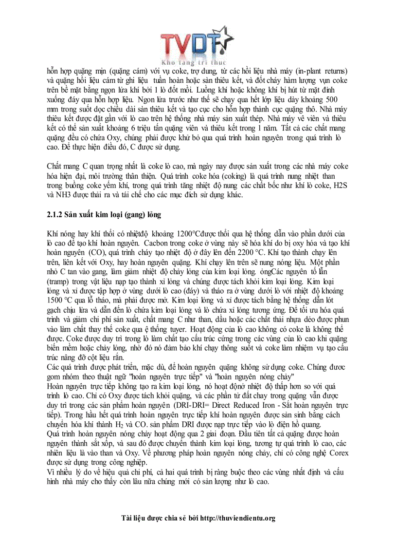 image for page Quy trình sản xuất thép