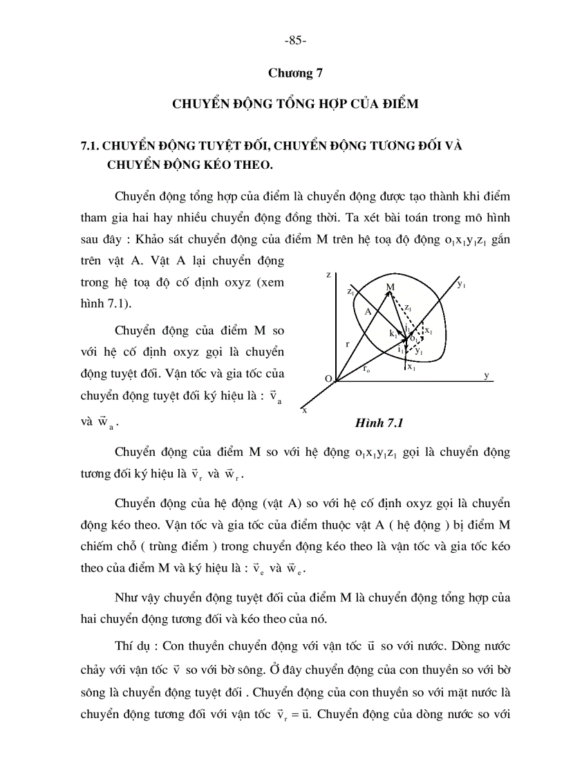 image for page Chuyển động tổng hợp của điểm