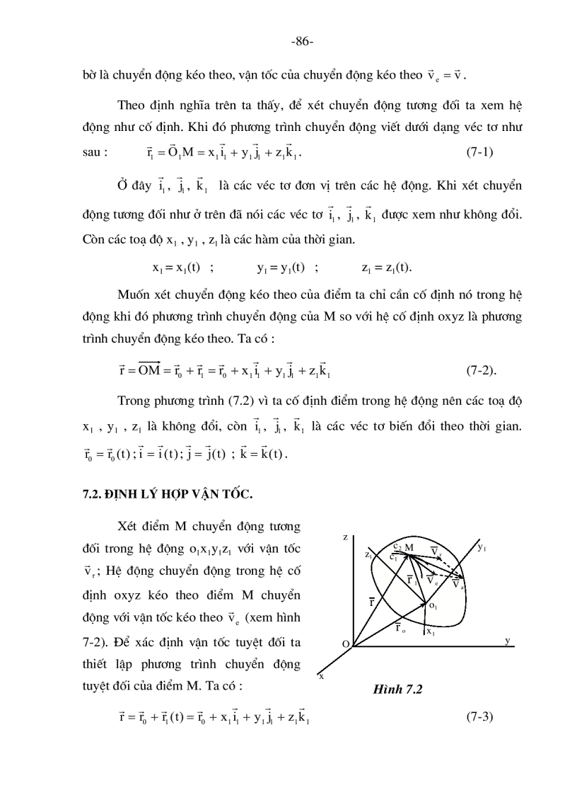 image for page Chuyển động tổng hợp của điểm