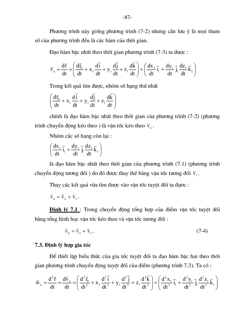 image for page Chuyển động tổng hợp của điểm
