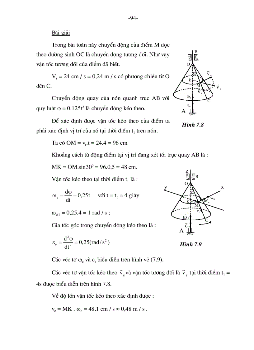 image for page Chuyển động tổng hợp của điểm