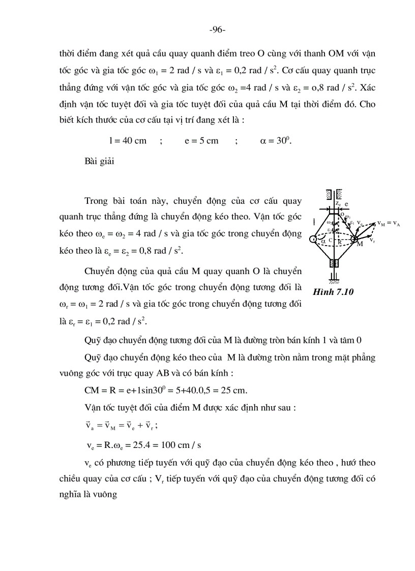 image for page Chuyển động tổng hợp của điểm