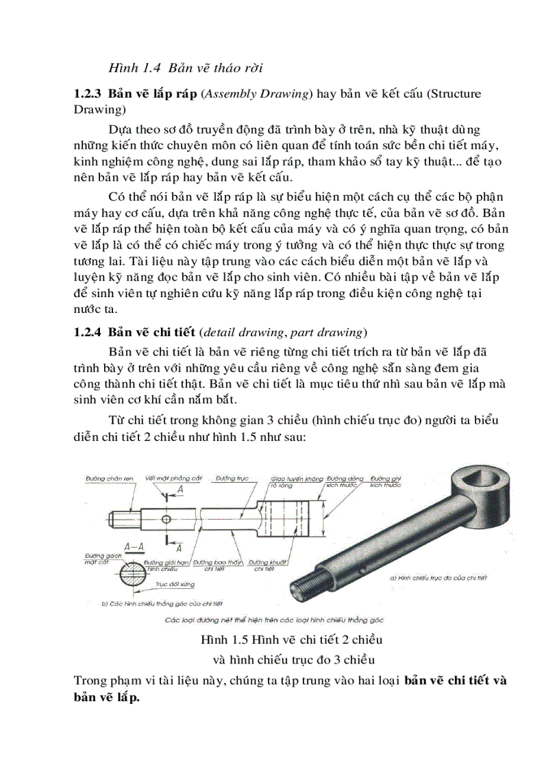 image for page Vẽ kỹ thuật cơ khí