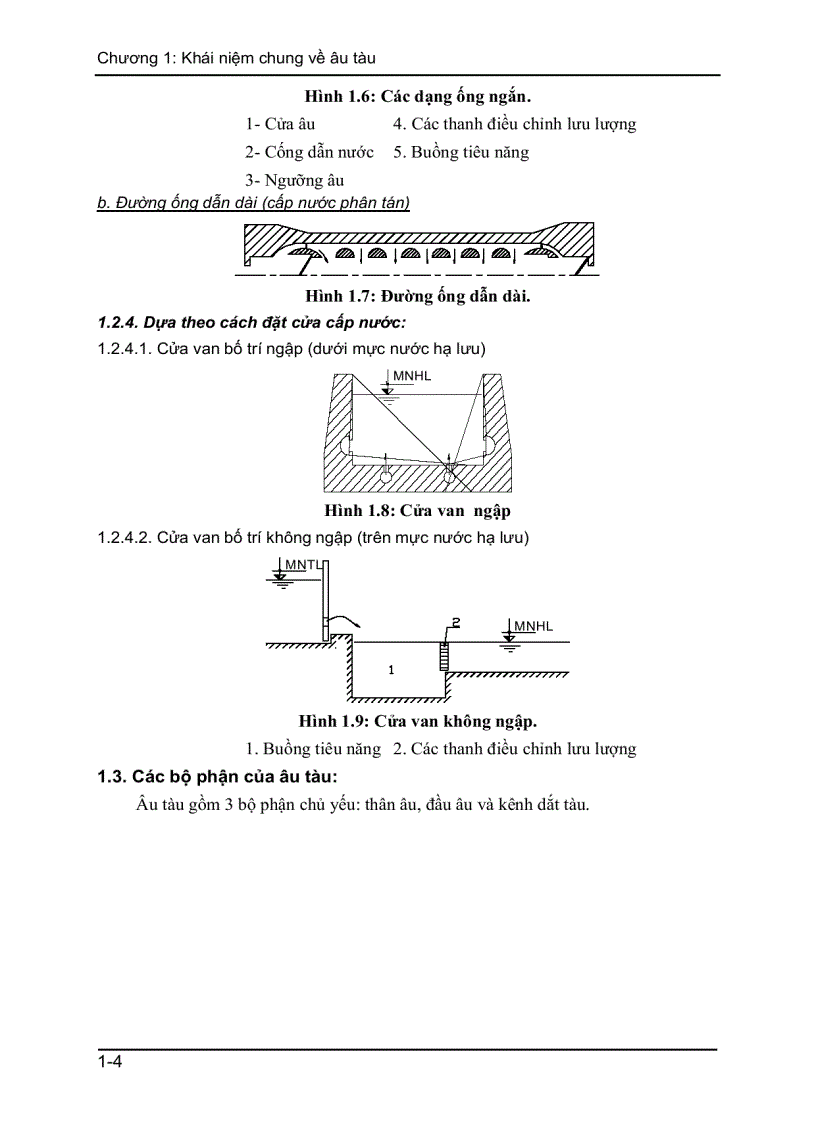 image for page Khái niệm chung về âu tàu