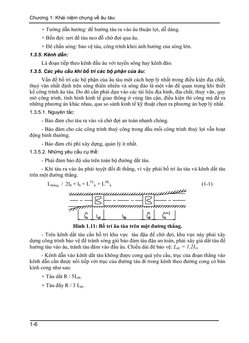 image for page Khái niệm chung về âu tàu