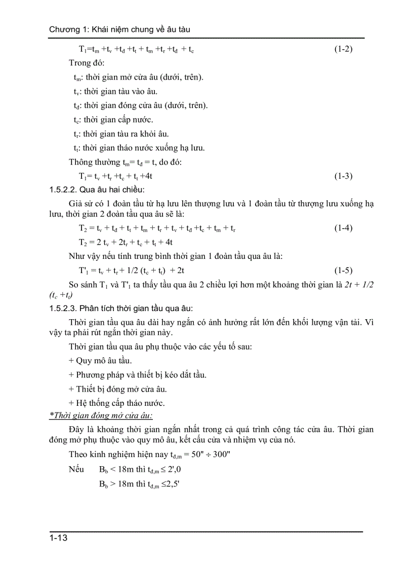 image for page Khái niệm chung về âu tàu