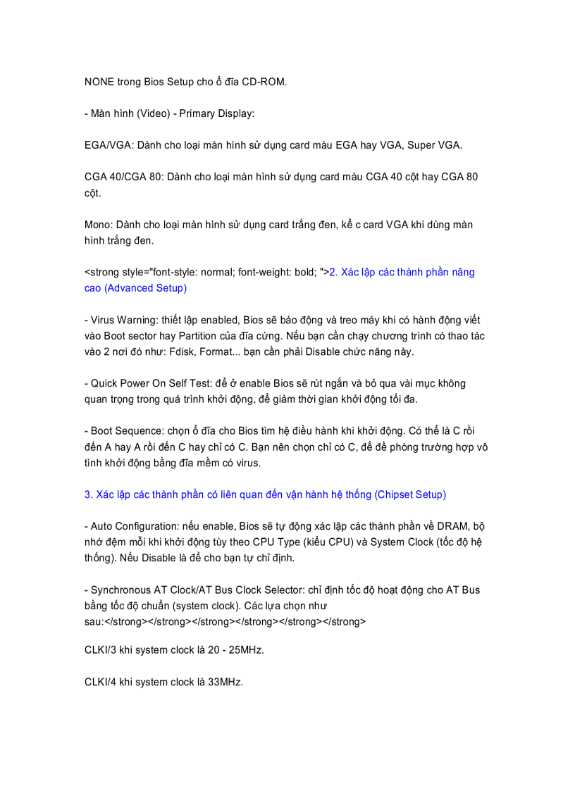 image for page Vọc BIOS để tăng tốc phần cứng