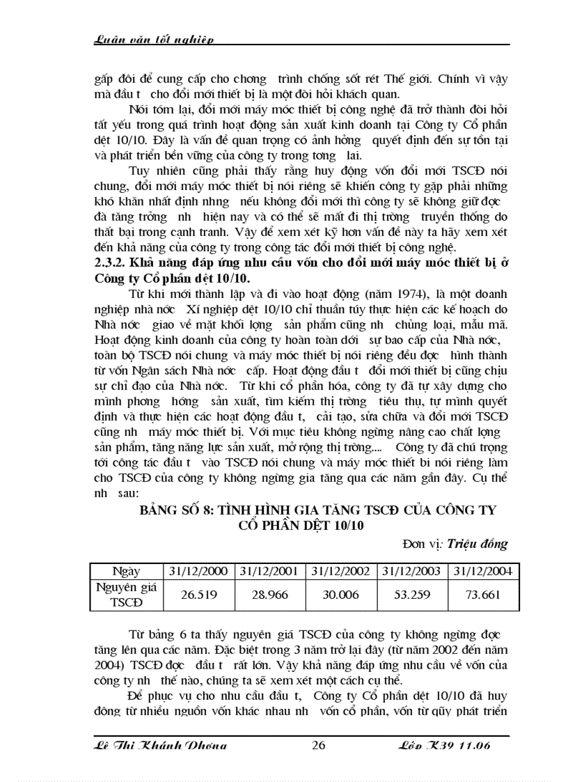 image for page Những giải pháp chủ yếu huy động vốn đổi mới ty dệt 10 10