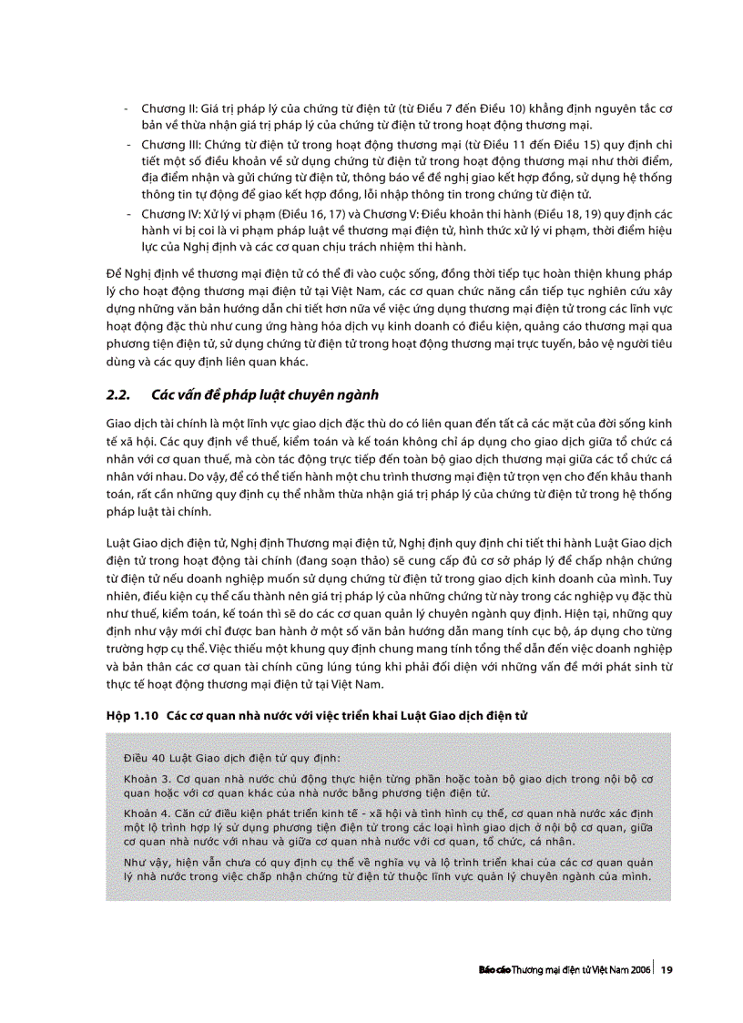 image for page Báo cáo Thương mại điện tử Việt Nam năm 2006