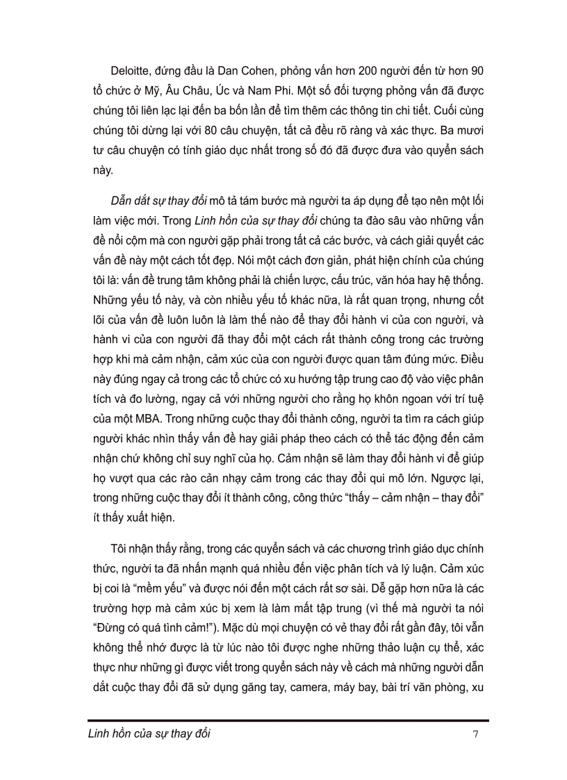 image for page Linh hồn của sự thay đổi