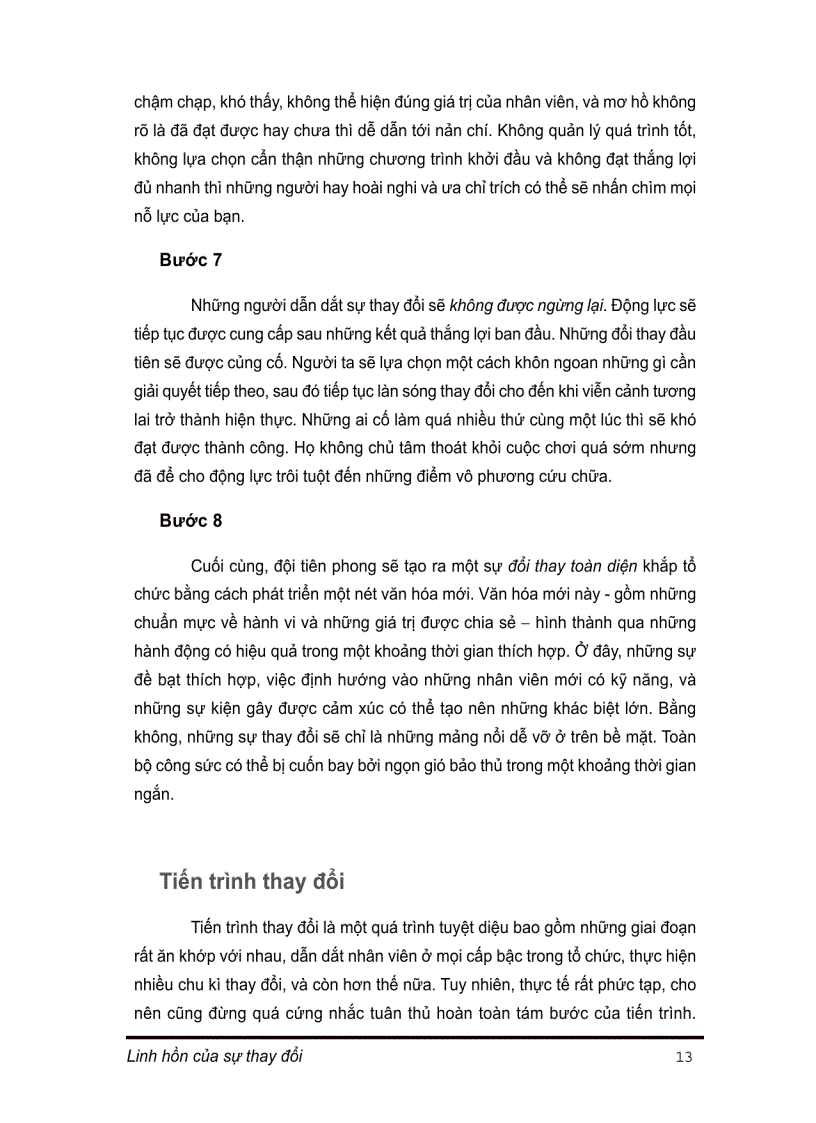 image for page Linh hồn của sự thay đổi