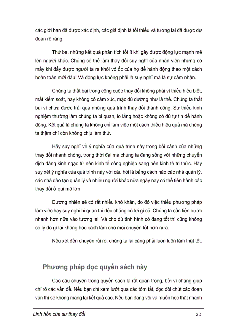 image for page Linh hồn của sự thay đổi