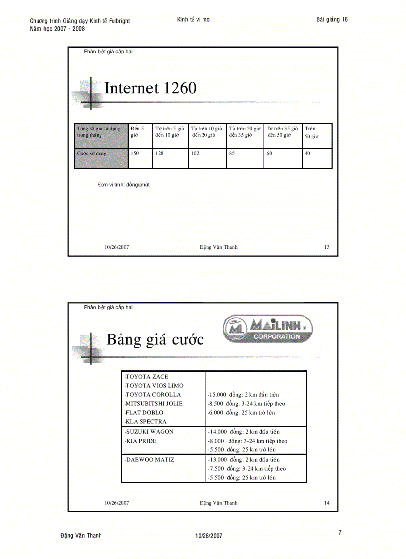 image for page Định giá trong điều kiện có sức mạnh thị trường