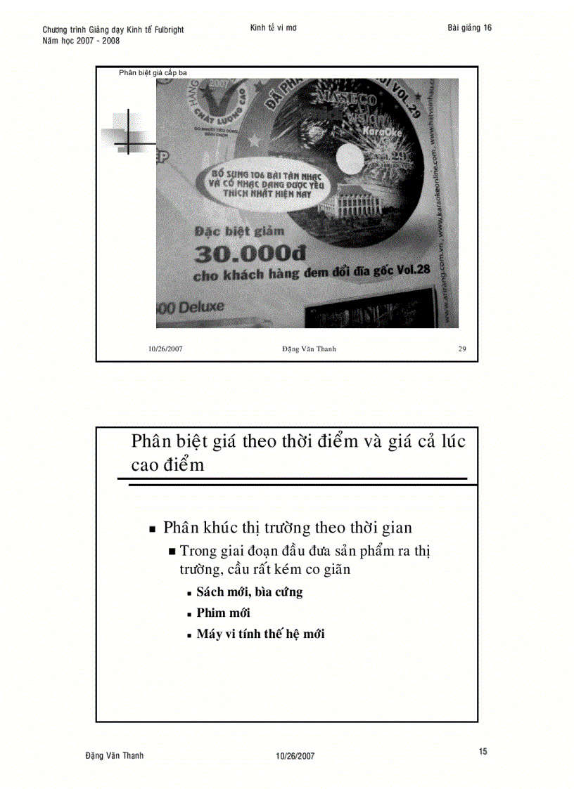 image for page Định giá trong điều kiện có sức mạnh thị trường