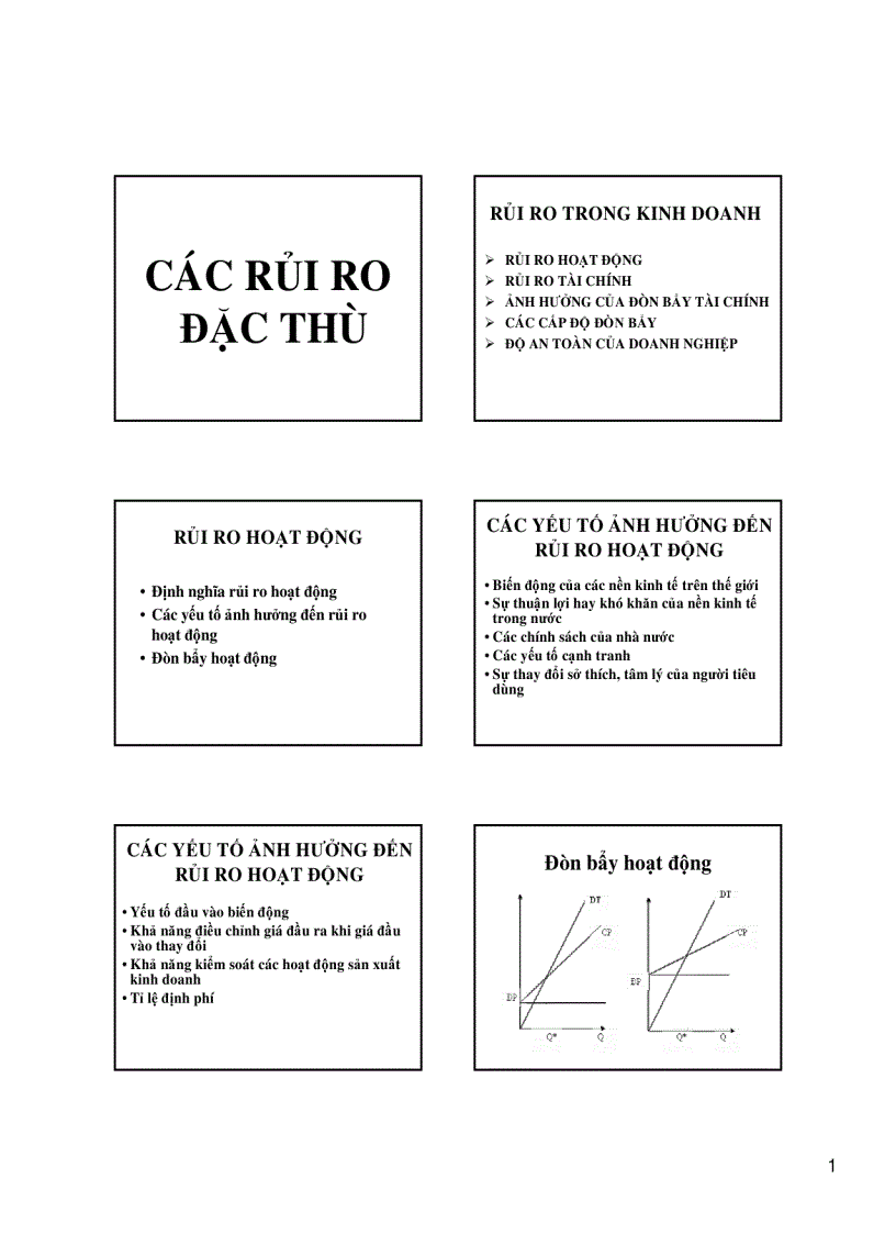 image for page Đặc thù rủi ro