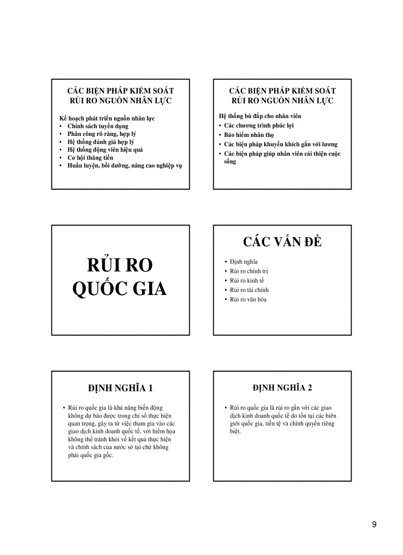 image for page Đặc thù rủi ro