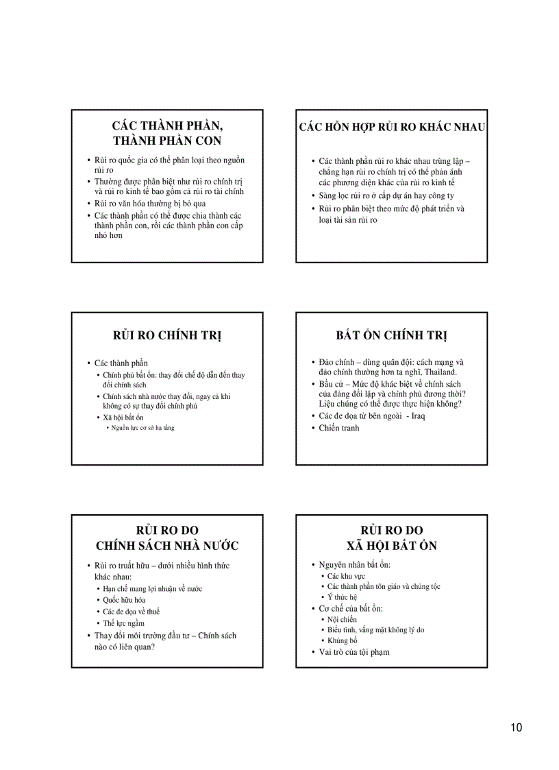 image for page Đặc thù rủi ro