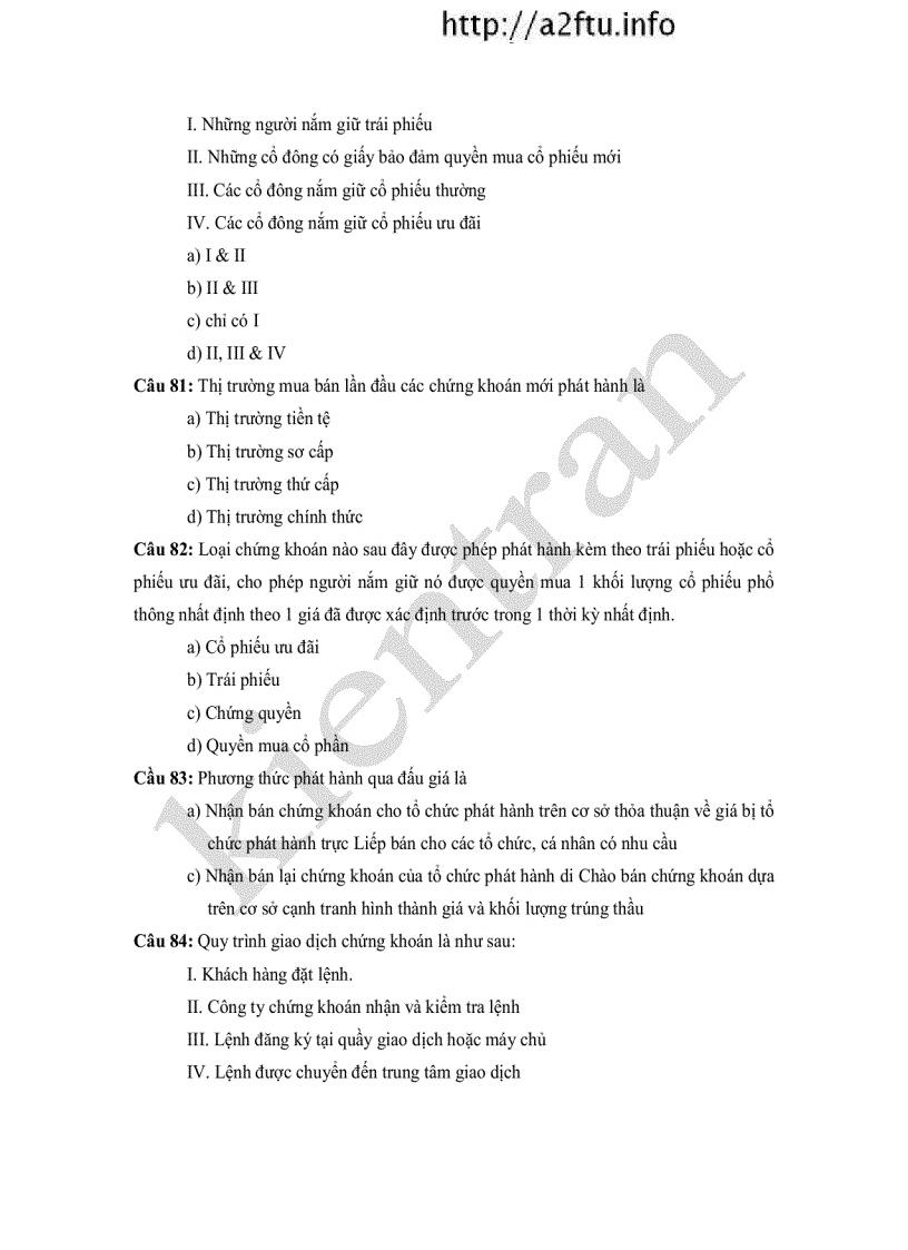 image for page 500 câu hỏi trắc nghiệm cơ bản về chứng khoán và thị trường chứng khoán 5