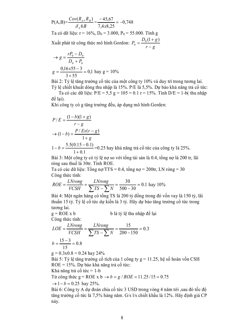 image for page Ôn lý thuyết phân tích đầu tư chứng khoán