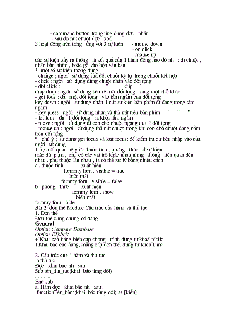 image for page Giáo trình access 2000