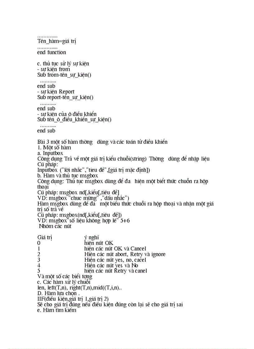 image for page Giáo trình access 2000