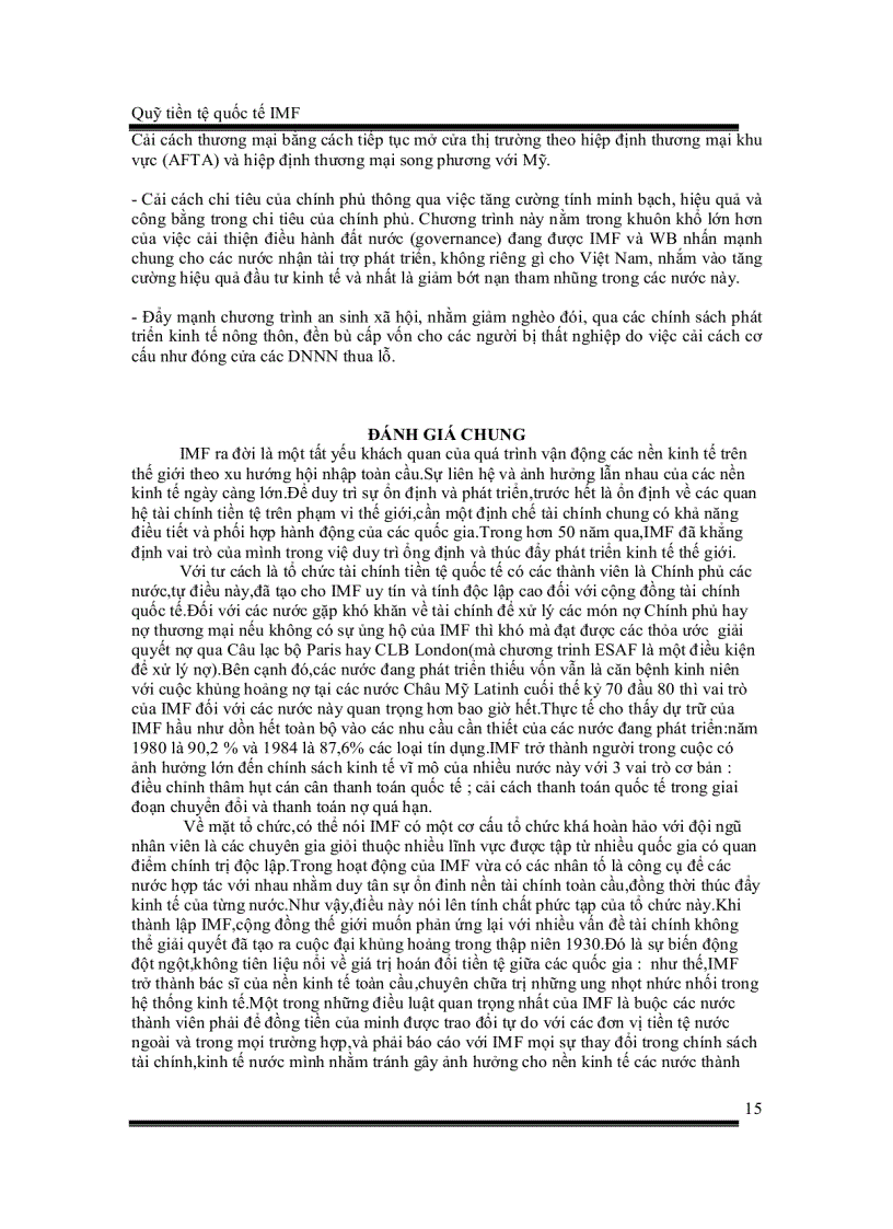 image for page Tổng quan về quỹ tiền tệ quốc tế imf