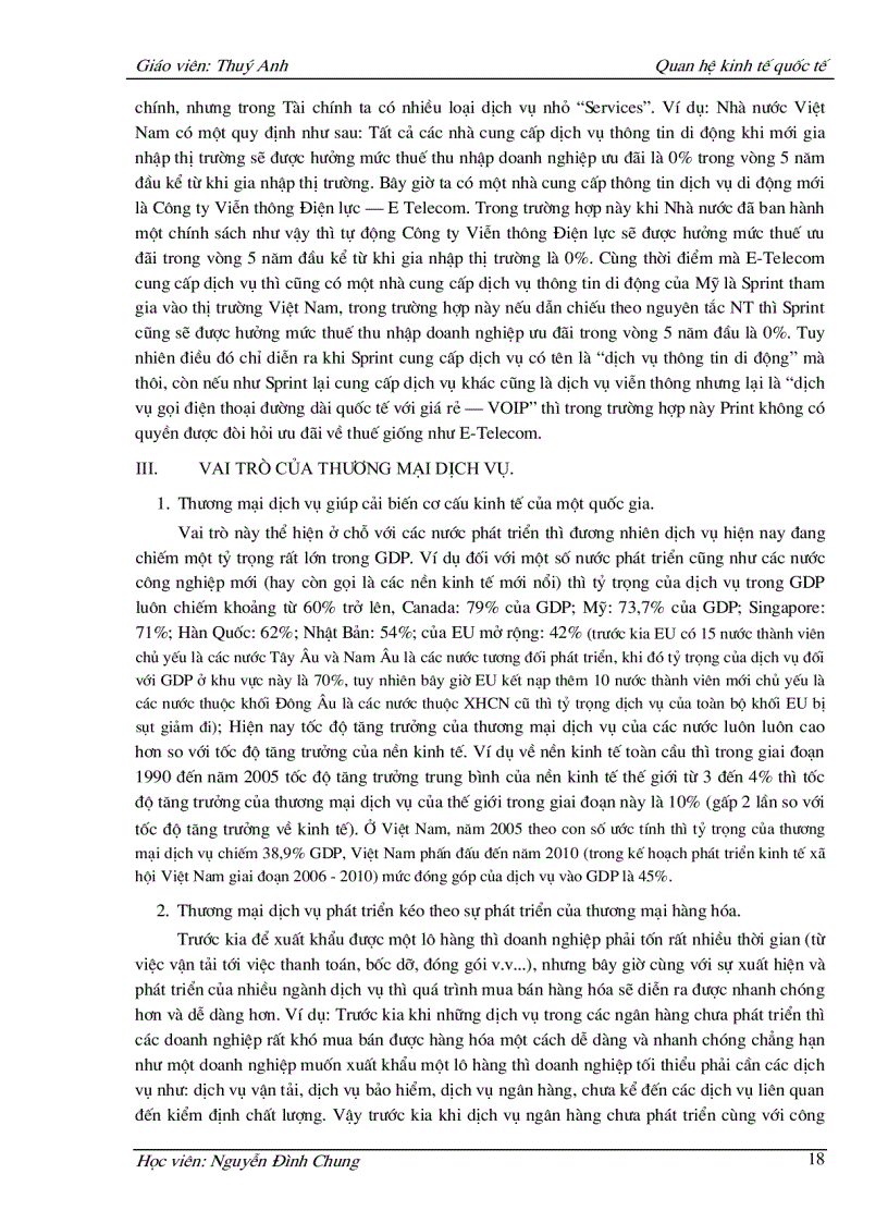 image for page Quan hệ kinh tế quốc tế 1