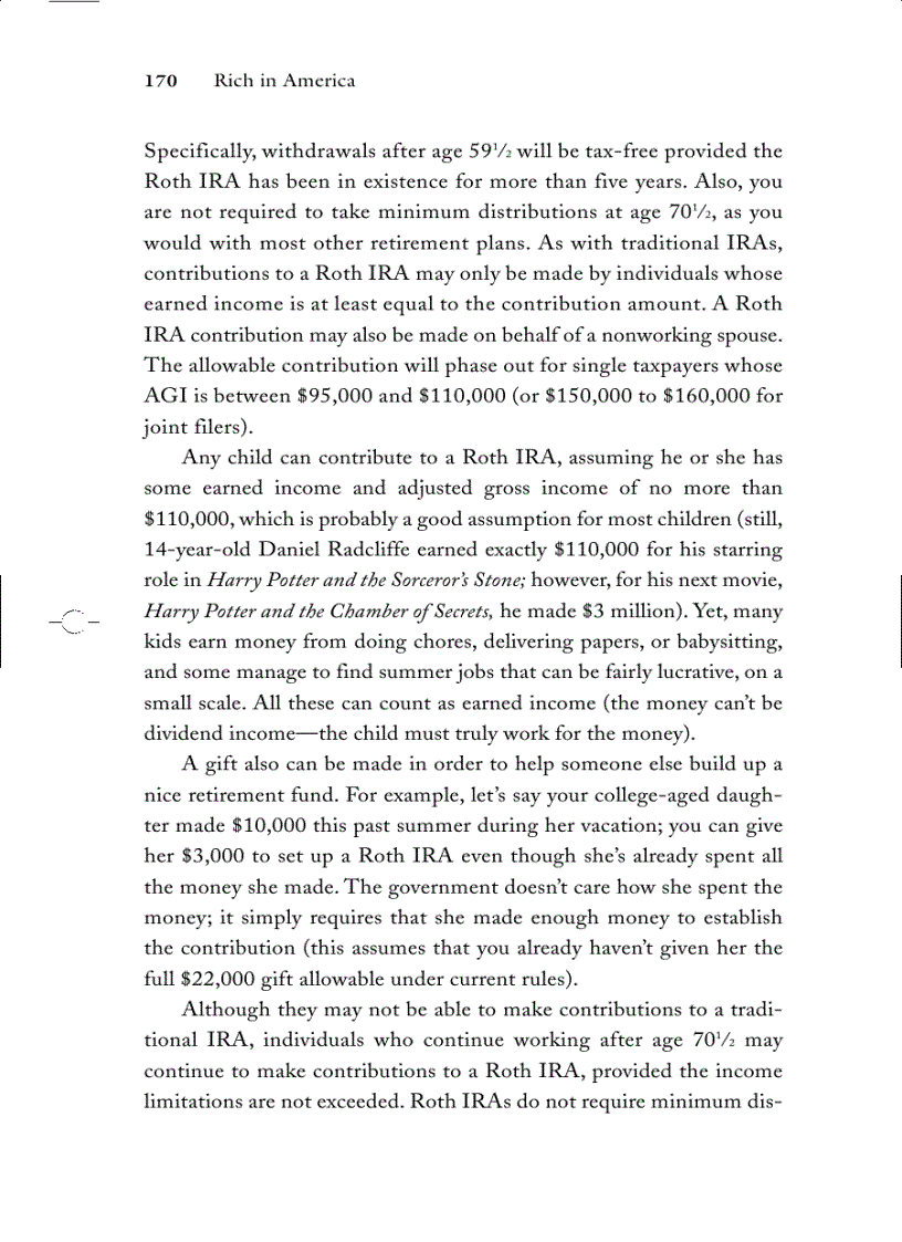 image for page Rich in america secrets to creating and preserving wealth