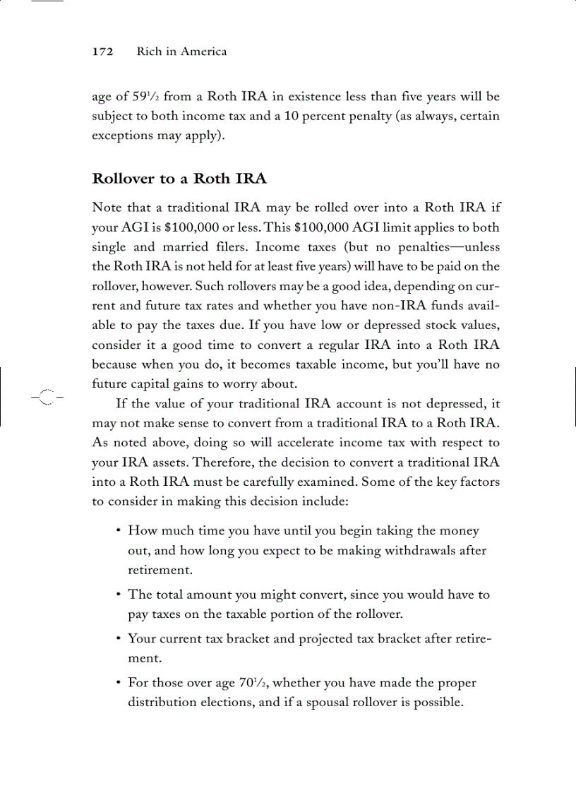 image for page Rich in america secrets to creating and preserving wealth