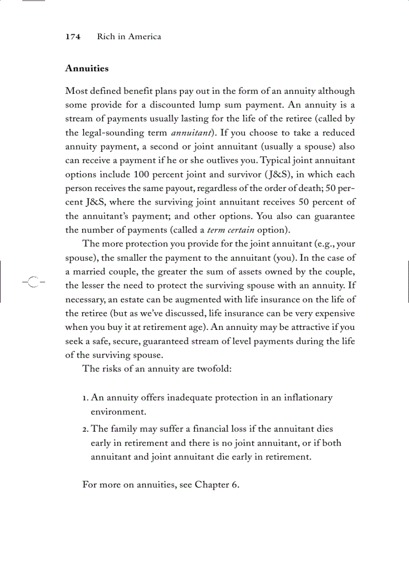 image for page Rich in america secrets to creating and preserving wealth