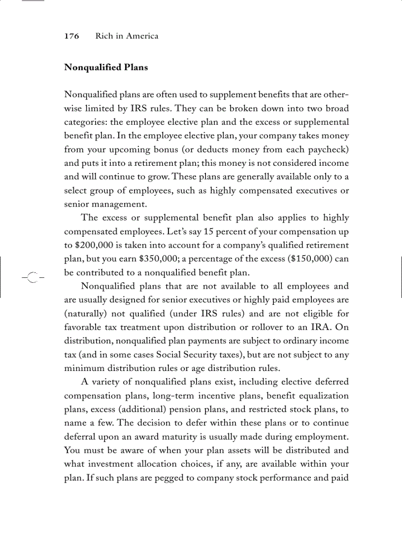 image for page Rich in america secrets to creating and preserving wealth