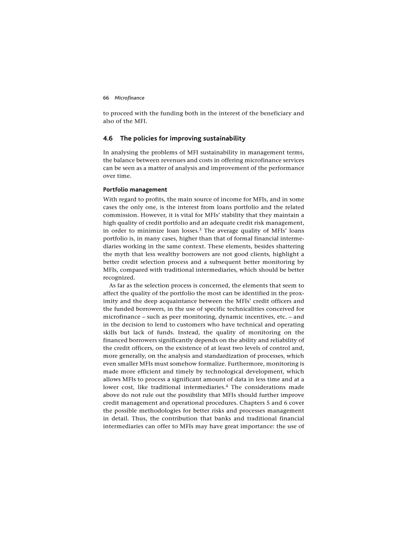 image for page Sustainability and Outreach the Goals of Microfinance