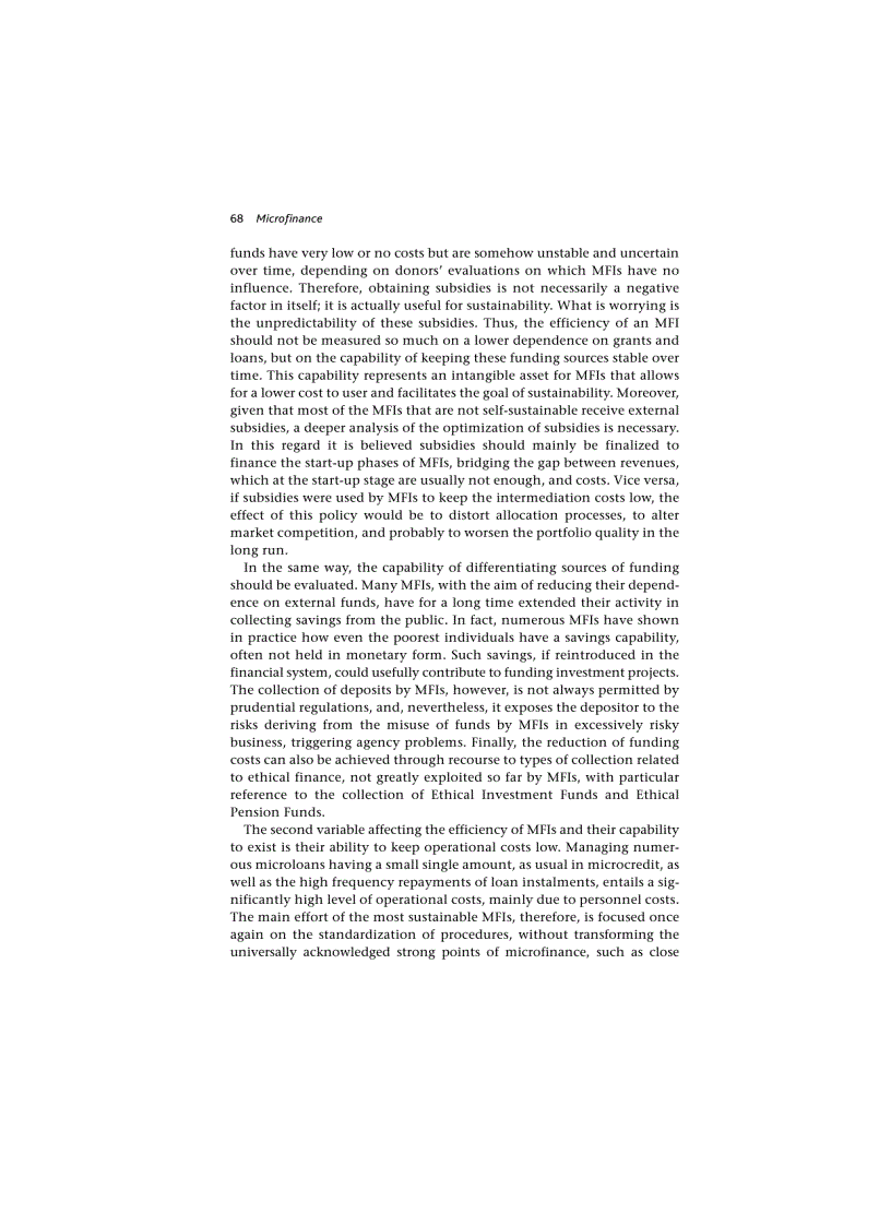 image for page Sustainability and Outreach the Goals of Microfinance