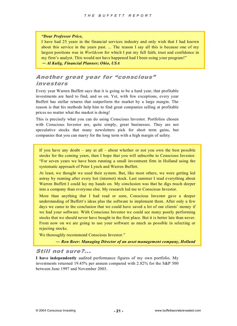 image for page Making Warren Buffett available for everyone