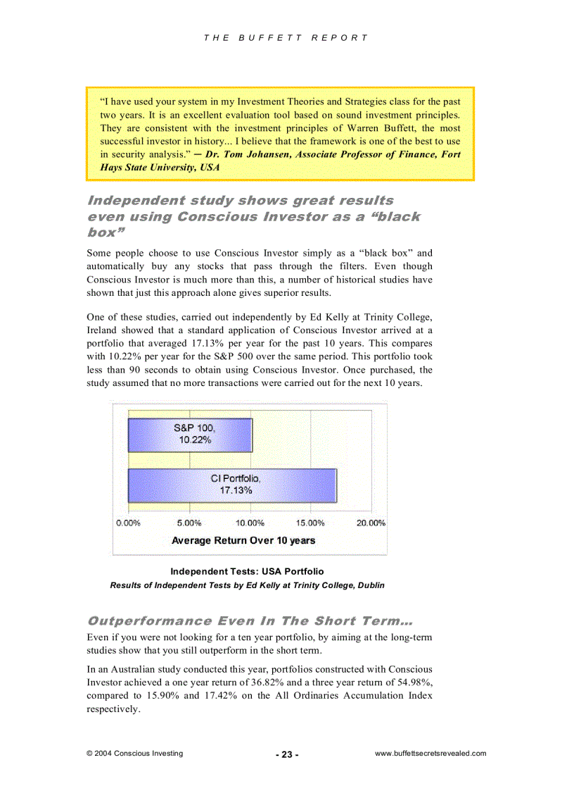 image for page Making Warren Buffett available for everyone